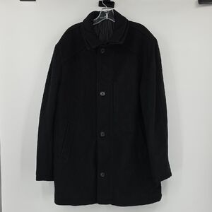 Lauren Ralph Lauren Wool Blend Men's Coat Black Size 46L